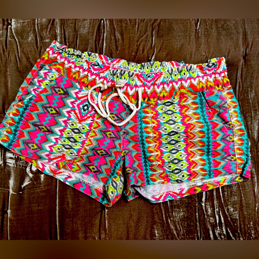 Roxy Shorts Mulit Colored Linen